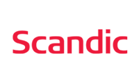 The logo of Scandic.